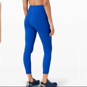 Lululemon Invigorate Legging - Blue - Size 6 - 25”